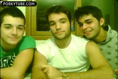 3 Italian Guys undressing